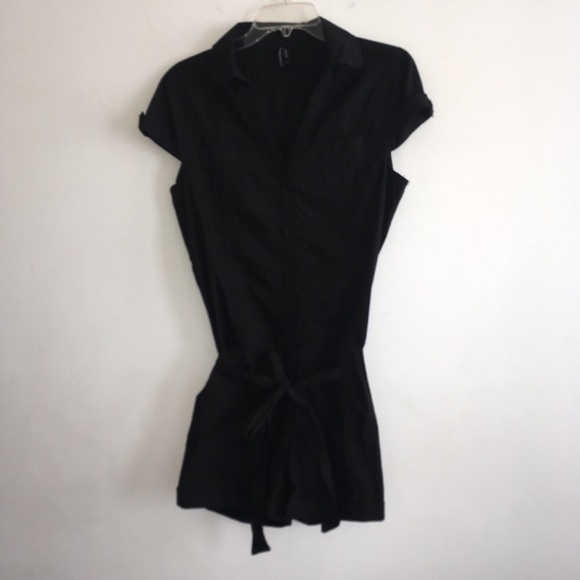 Pants - Black Romper